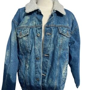 Denim with Sherpa Coat